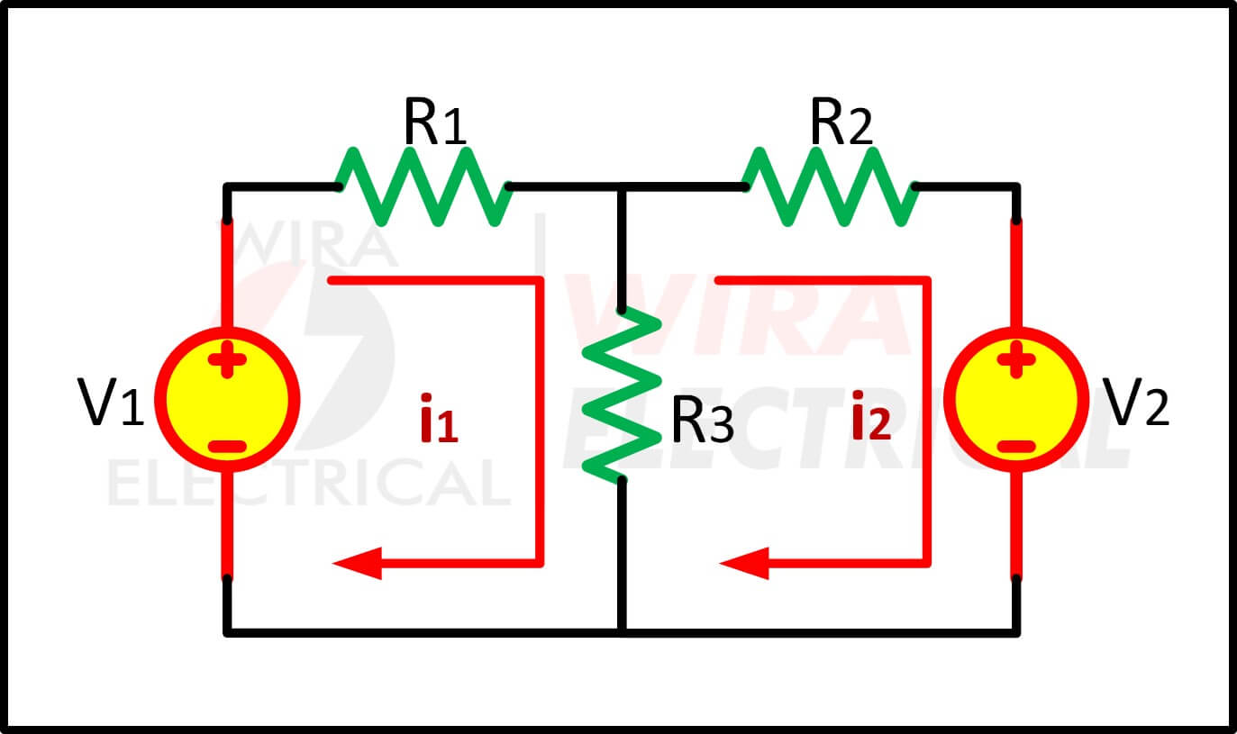 Simple Mesh Current Analysis | Wira Electrical