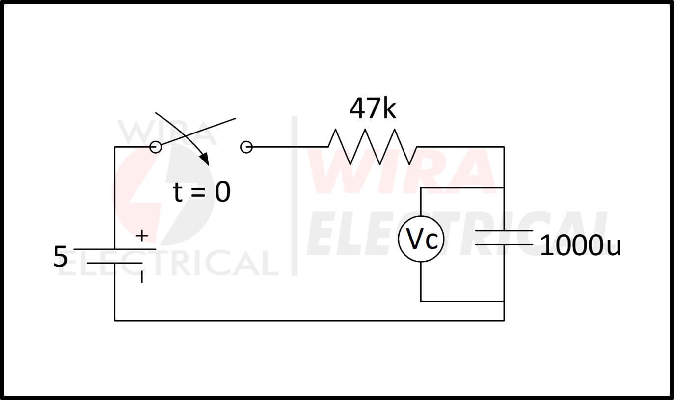 capacitor charging equation 5
