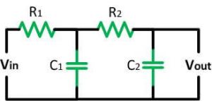 rangkaian low pass filter aktif orde 2