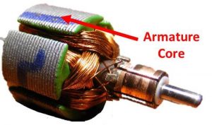 komponen motor dc