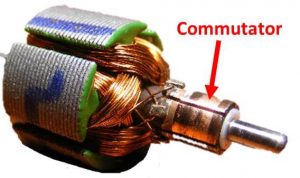 komponen motor dc