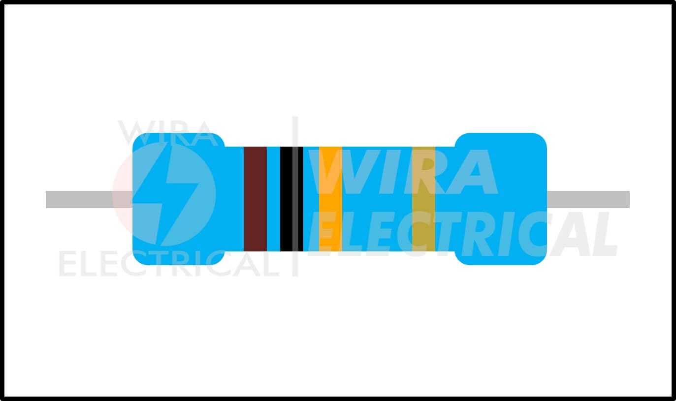 Kode warna resistor 10k ohm 2