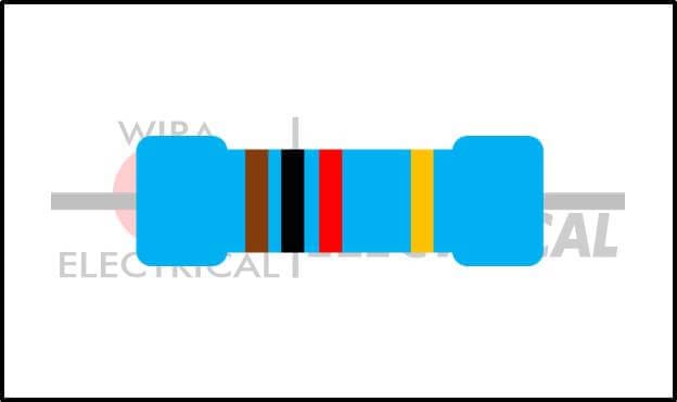 kode warna resistor 1k