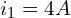 \begin{align*}i_{1}=4A\end{align*}