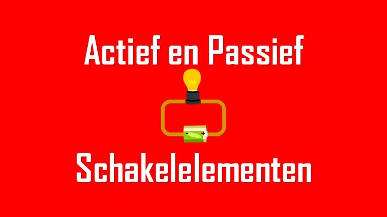 actieve passieve elementen