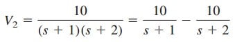 Laplace Transform Circuit Analysis