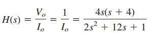laplace transform transfer functions