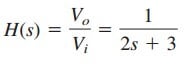 laplace transform transfer functions