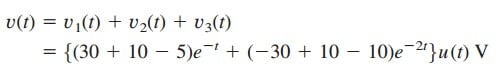 Laplace Transform Circuit Analysis