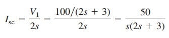 Laplace Transform Circuit Analysis