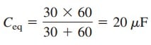 capacitors in series and parallel examples