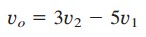 difference amplifier equation