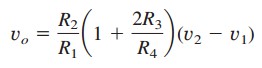 difference amplifier equation