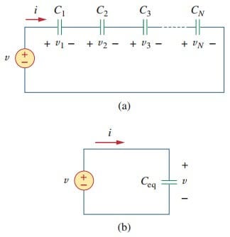 Simple Capacitors In Series And Parallel Examples And Equations | Wira ...