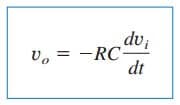 op amp differentiator