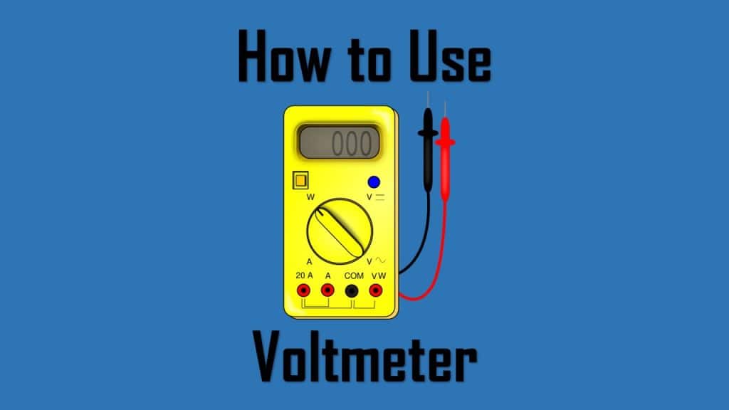 how to use a voltage meter