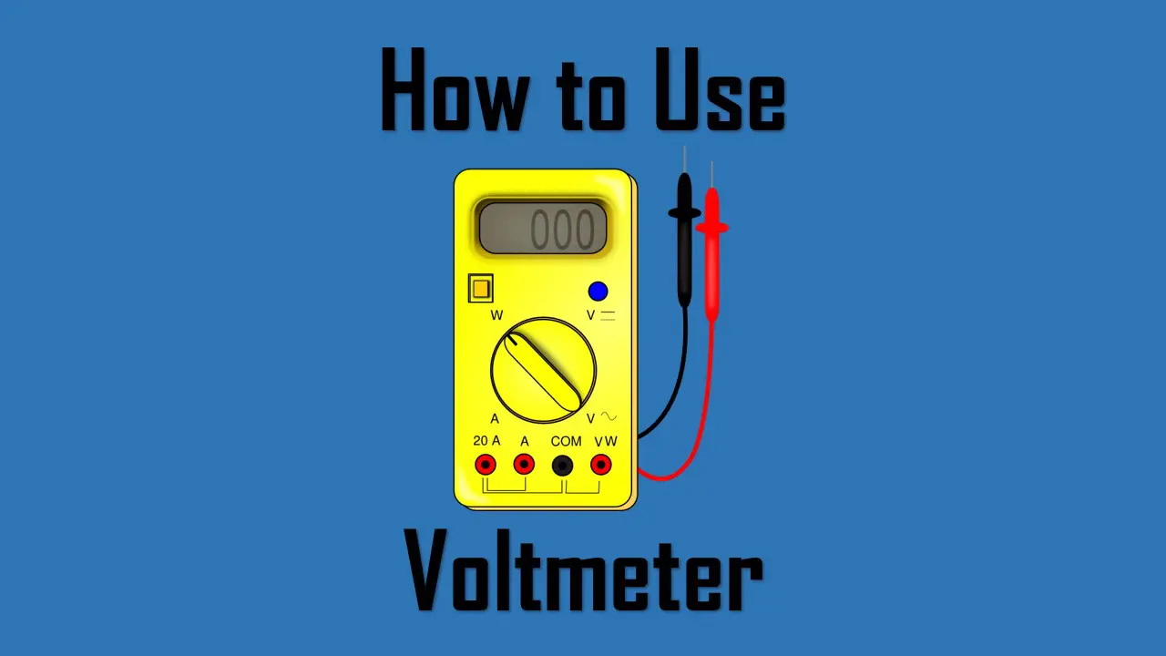 how to use a voltage meter