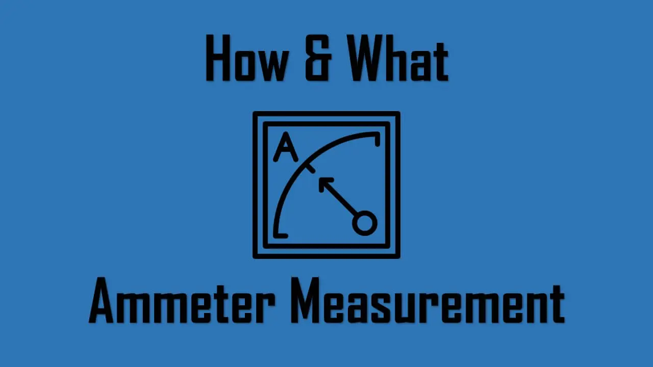 what does an ammeter measure