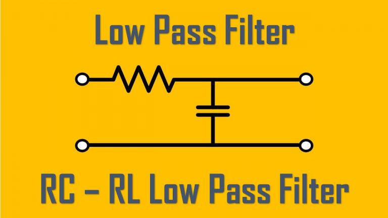 RL and RC Low Pass Filter Circuit and Formula | Wira Electrical