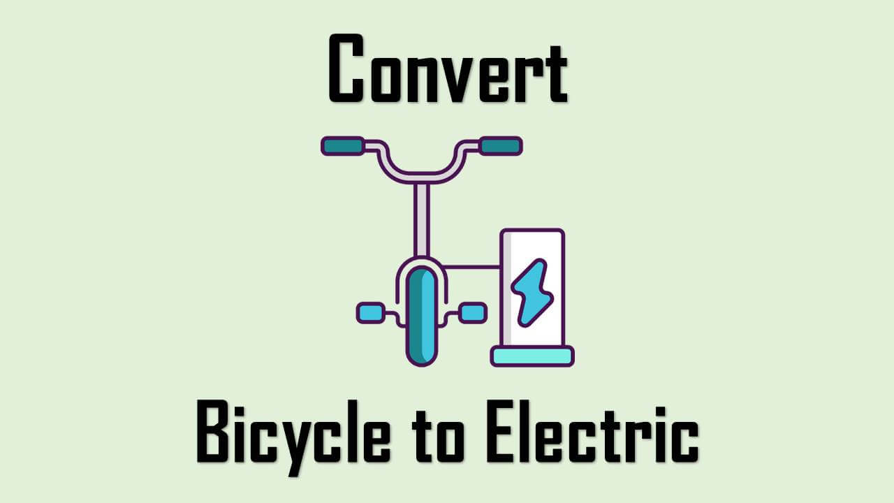 convert bicycle to electric