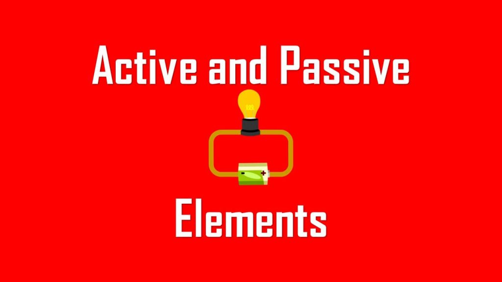 active and passive elements