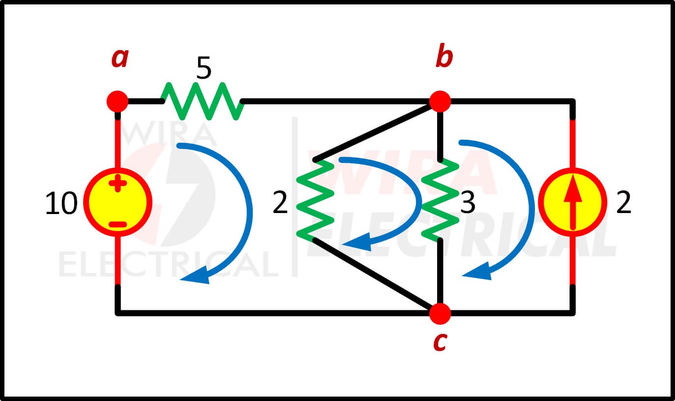 Easy definitions. Circuit with nodes Branches and loops. Circuit with nodes and Branches.