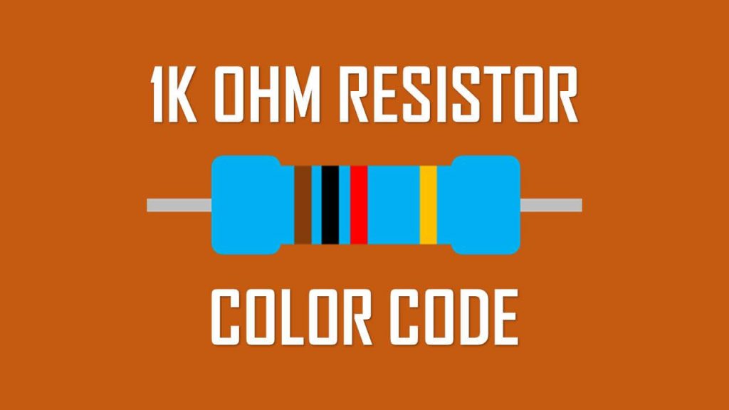 1k resistor color code