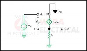 Common Drain Amplifier – Source Follower | Wira Electrical