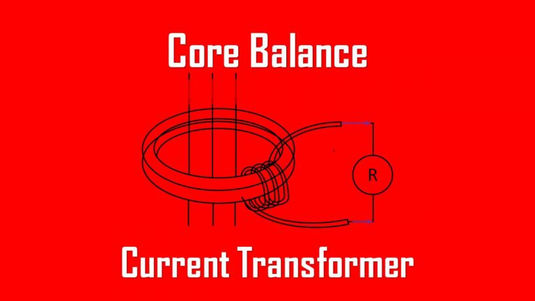 Definition of Core Balance Current Transformer vs Current Transformer ...